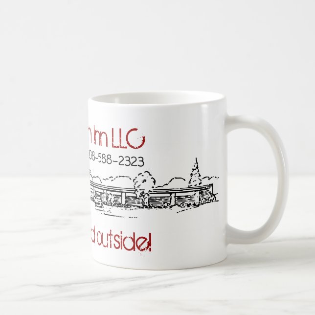 Taza blanca clásica - invierno (Derecha)