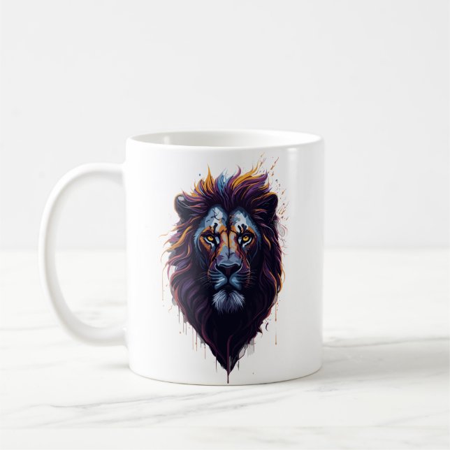 Taza blanca clásica | León (Izquierda)