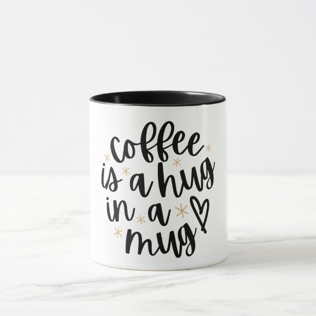 Taza blanca con diseño auténtico (Centro)