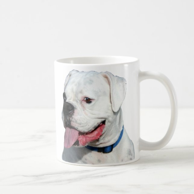 Taza blanca del boxeador (Derecha)