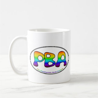 Taza blanca del óvalo 15oz de PBA