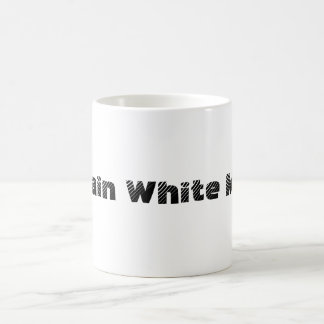 Taza blanca llana
