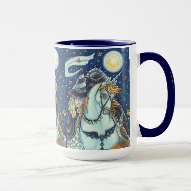 Taza BLANCO DE DORMITURA Ringer MUG (Derecha)