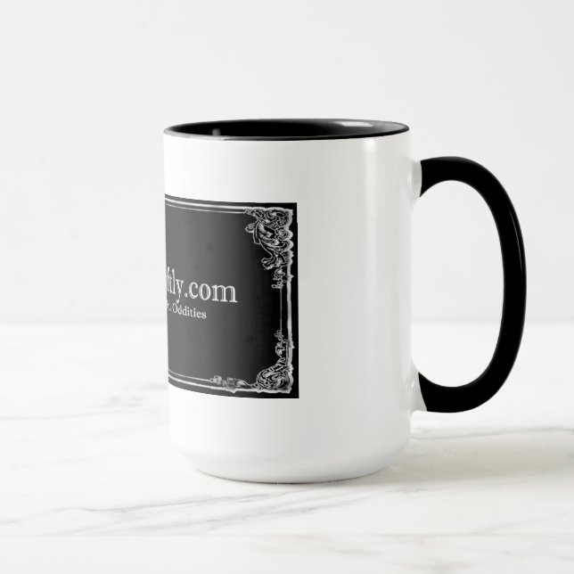 Taza Blanco de la película muda (Derecha)