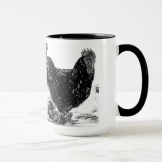 Taza blanco y negro del gigante del jersey
