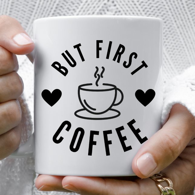 Taza Blanco y negro pero el primer café de Lover (Subido por el creador)