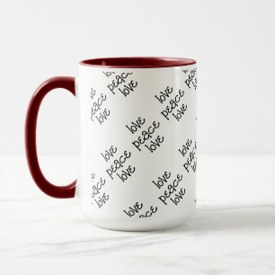 Taza Blanco y negro: personalizado