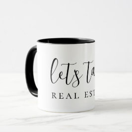 Taza Blancos negros hablemos de la realidad inmobiliari