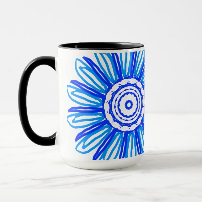 Taza blaue Blume (Izquierda)