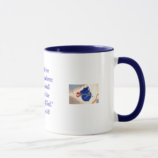 Taza Blessed es los fabricantes de la paz…. (Derecha)