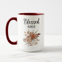 Blessed Gigi | Saldo 127:3 | Fall Floral Mug