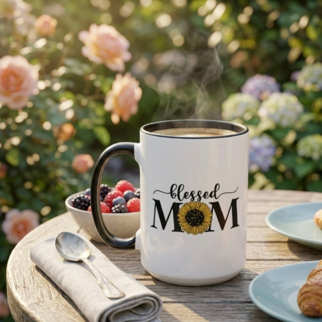 Taza Blessed Mom.  (Subido por el creador)