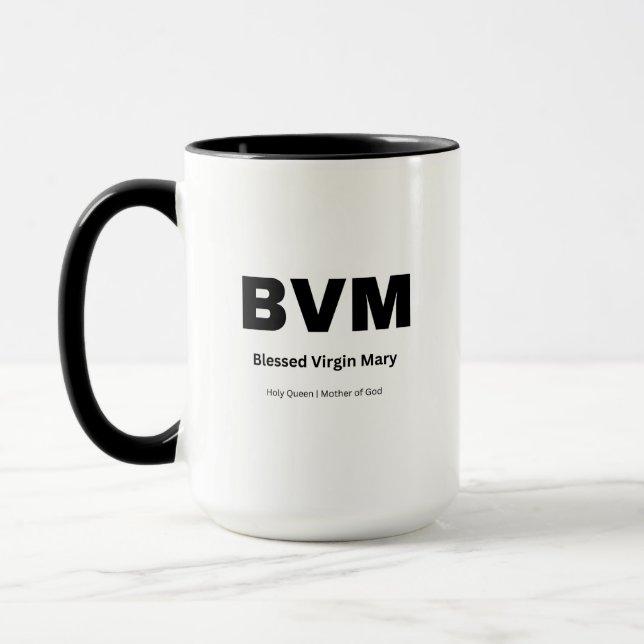 Taza Blessed Virgin Mary (BVM) Mug (Izquierda)