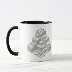 Taza Blocks Maze Puzzle Mug