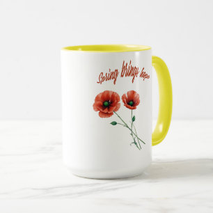 Taza "Bloom con esperanza - Bomba de flores de primaver