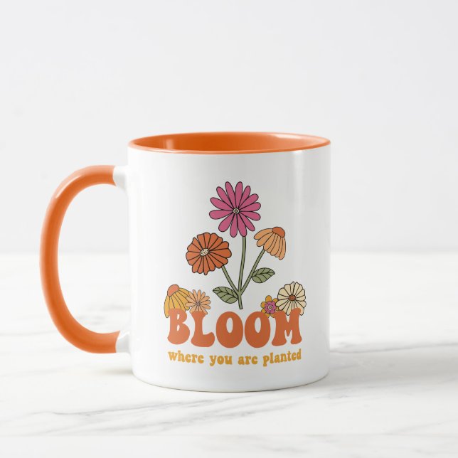 Taza Bloom donde te plantan (Izquierda)