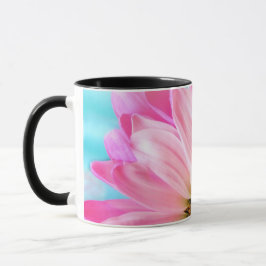 Taza Bloom Rubor: Elegancia floral rosa