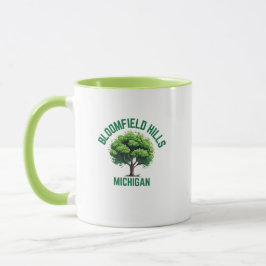 Taza Bloomfield Hills Michigan Hometown Coffee Mug