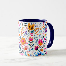 Taza Blooms de verano de 15 oz