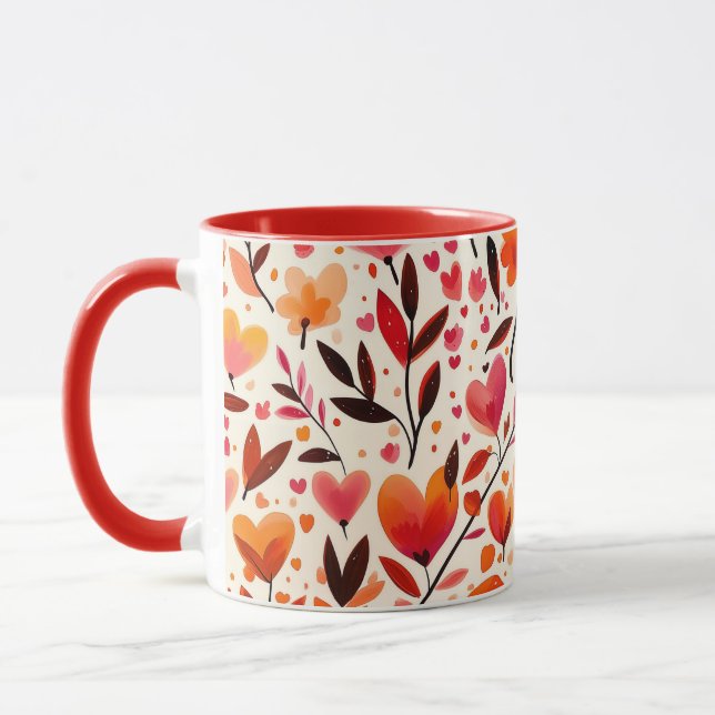 Taza Blooms sentidos: El día de San Valentín (Izquierda)