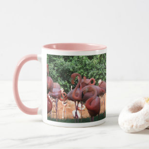 Taza Bloque De Flamencos Rosados