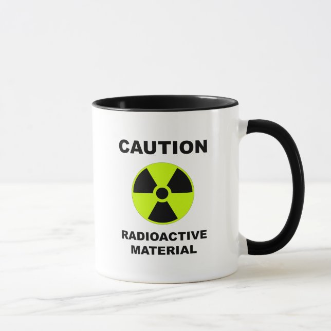 Taza bloqueo de material radiactivo (Derecha)
