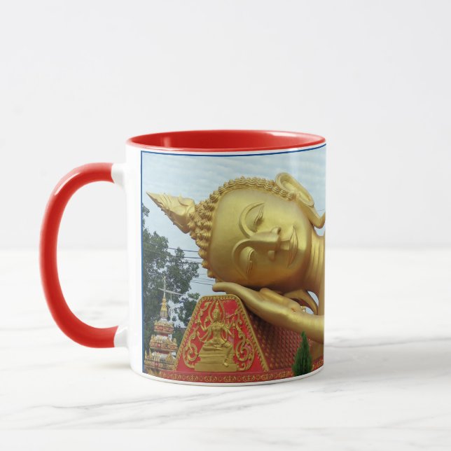 Taza Bloqueo histórico de la independencia de Laos (Izquierda)