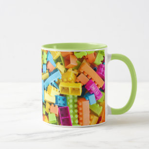 Taza Bloques huecos plásticos de neón