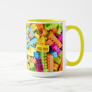 Taza Bloques huecos plásticos de neón