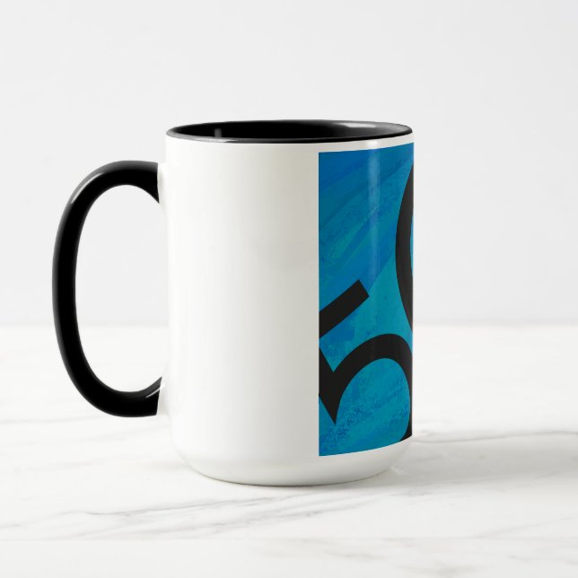 Taza Blue 50 Decade Birthday (Izquierda)