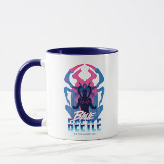 Taza Blue Beetle Retrowave vs Graphic