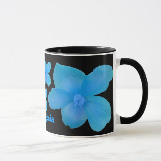 Taza Blue Begonia Personalizable Mug