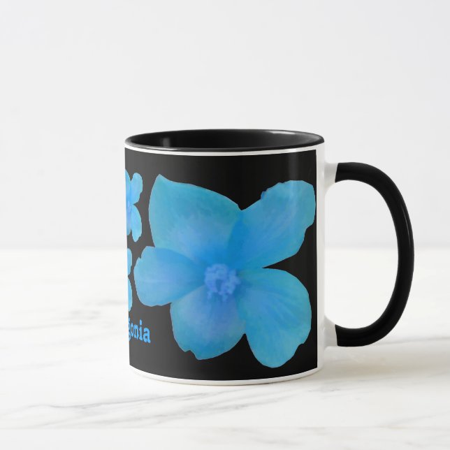 Taza Blue Begonia Personalizable Mug (Derecha)