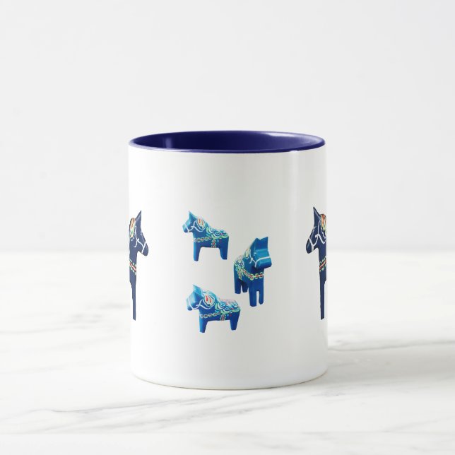 Taza Blue Dala Horses Mug (Centro)