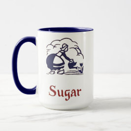 Taza Blue Delft Chica Sugar