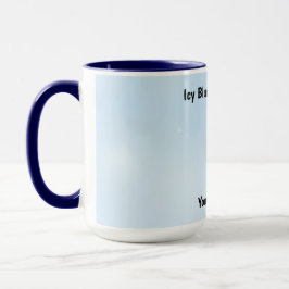 Taza Blue Frost Shimmer Design