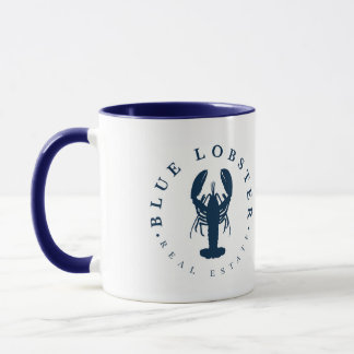 Taza Blue Lobster Real Estate 11oz mug