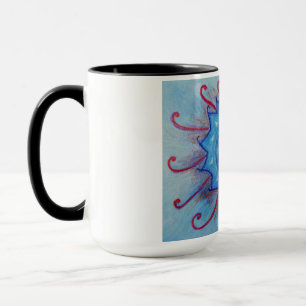 Taza Blue Mandala Combo Mug