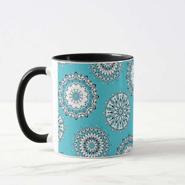 Taza Blue Mandalas Mug (Izquierda)
