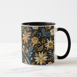 Taza Blue Mexicain Floral Mug 