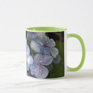 Taza Blue Purple Hydrangea Mug