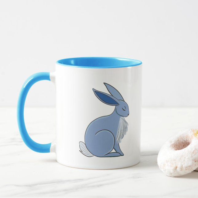 Taza Blue Rabbit (Con donut)