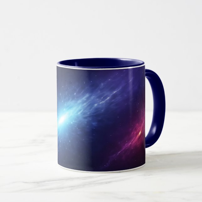 Taza Blue Supernova Outer Space Nebula Astronomy (Anverso derecho)