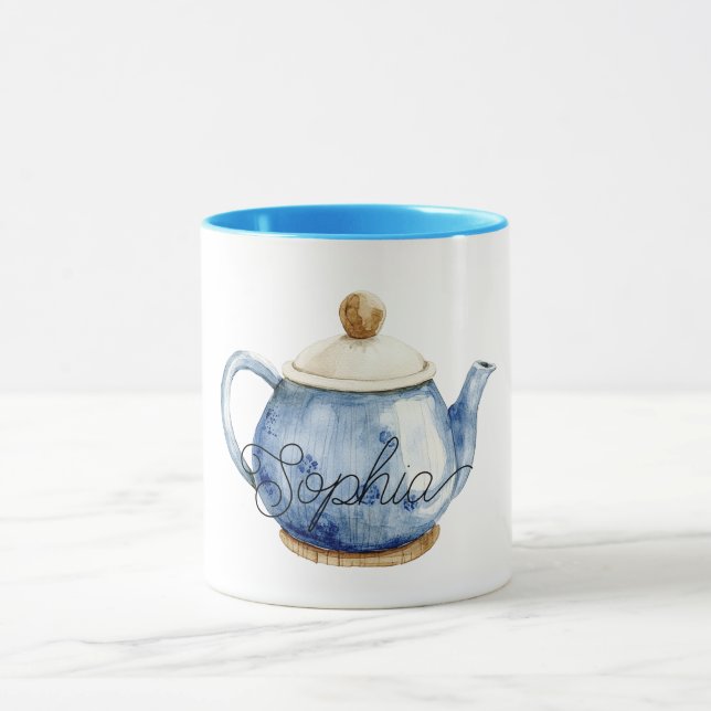 Taza Blue Tea Pot Birthday (Centro)