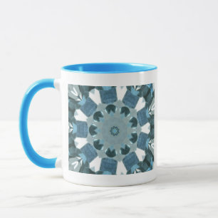 Taza Blue Topaz Kaleidoscope