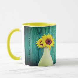 Taza Blue Wood Daisy