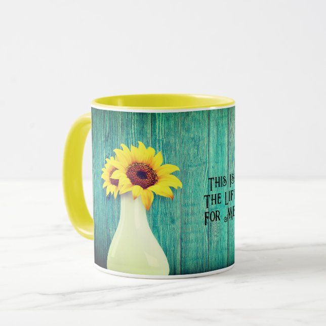 Taza Blue Wood Daisy (Anverso izquierdo)