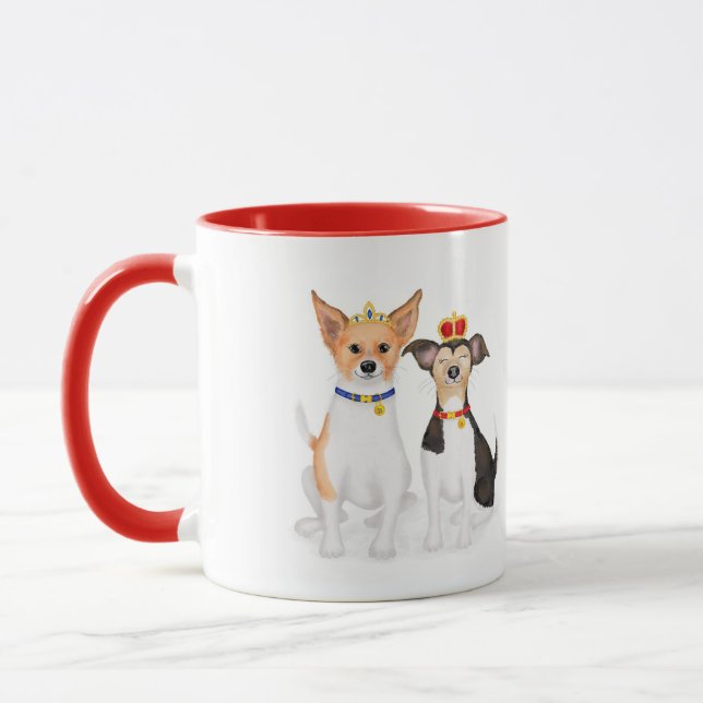 Taza Bluebell & Beth Jack Russells Coronation Mug (Izquierda)