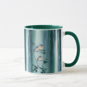 Taza BLUEBIRDS FELICES de SHARON SHARPE