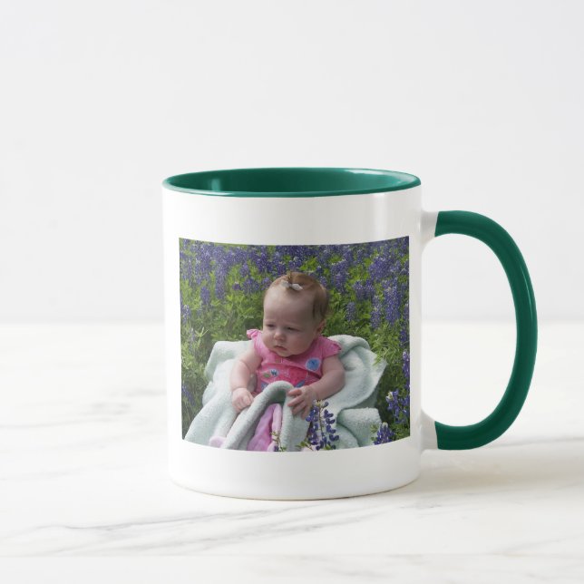 Taza bluebonnet de los addies (Derecha)